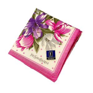 NWT Yves Saint Laurent Cotton Scarf